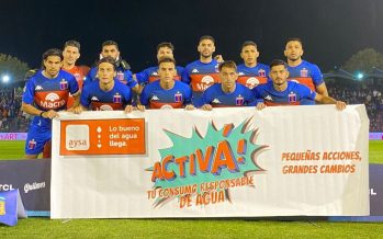 AySA y AFA concientizaron sobre el cuidado del agua en la octava fecha de la Copa de la Liga