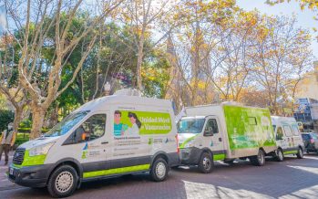 San Fernando ofreció charlas y controles de salud en la Plaza Mitre