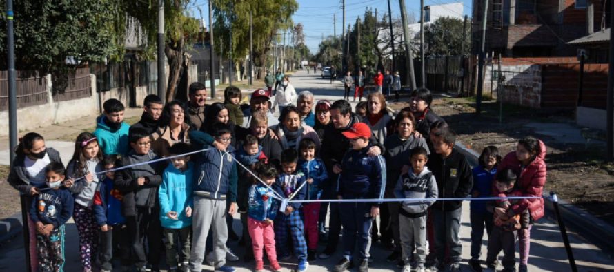 Inauguraron obras hidráulicas y de asfalto en Tortuguitas