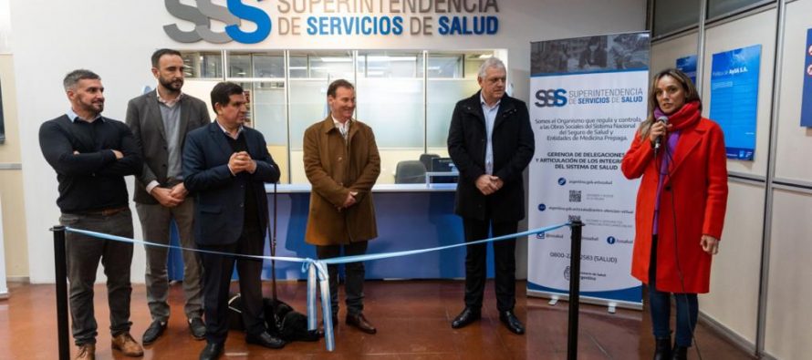 Nueva atención al público de la Superintendencia de Servicios de Salud en la sede de AySA en Béccar