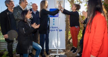 AySA inauguró una red cloacal en Benavidez