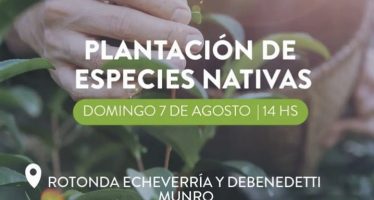 Vicente López: Jornada de plantación de especies nativas