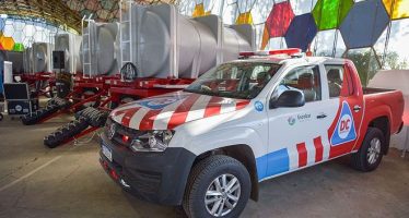 Se entregó equipamiento a los Bomberos Voluntarios de Escobar y otros distritos de la Cuenca del Paraná