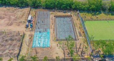 El municipio de San Fernando construye una nueva pileta semiolímpica