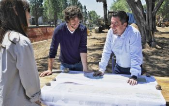 Nardini y Andreotti recorrieron obras que la Provincia lleva a cabo en San Fernando