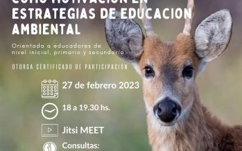 Capacitación para educadores: “El ciervo de los pantanos como motivación en estrategias de educación ambiental”