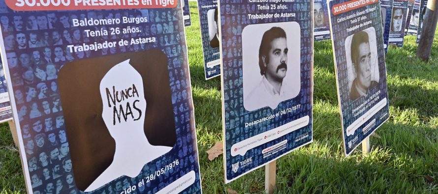Acto por el Día de la Memoria en Tigre