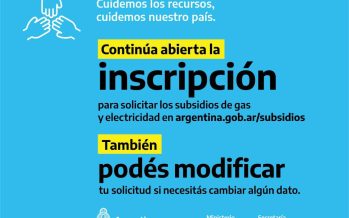 Continúa abierto el registro para obtener el subsidio de luz y gas