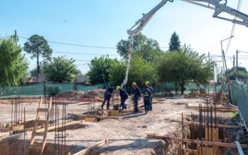 Pilar: avanza la construcción de la Casa del Cuidado en el barrio Monterrey