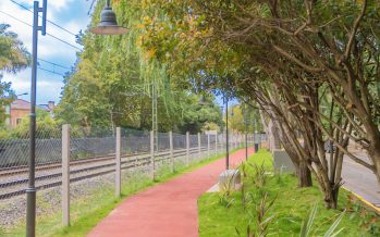 San Fernando sumó un nuevo paseo aeróbico a la vera del Tren de la Costa