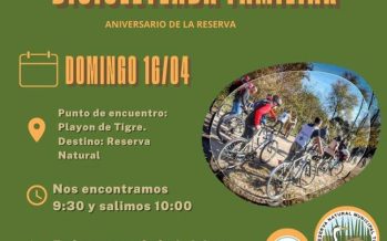 Bicicleteada familiar por el aniversario de la Reserva Natural de Tigre