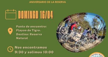 Bicicleteada familiar por el aniversario de la Reserva Natural de Tigre