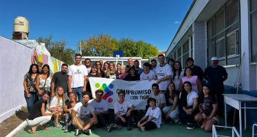 Malena Galmarini acompañó la puesta en valor de la Primaria 29 de Don Torcuato