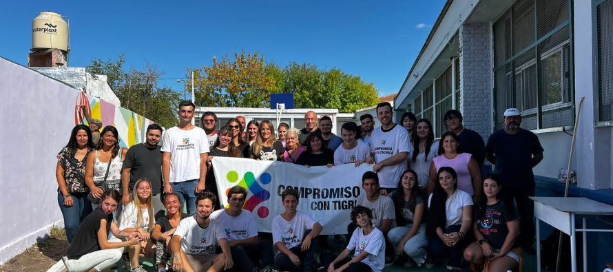 Malena Galmarini acompañó la puesta en valor de la Primaria 29 de Don Torcuato