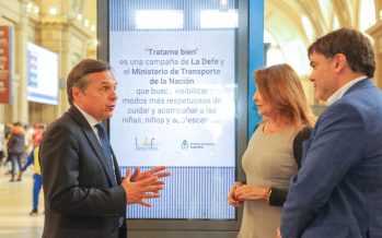 Impulsan una campaña de concientización sobre el buen trato a niños y adolescentes en estaciones y terminales