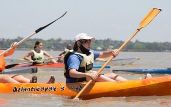 Travesía en kayak para festejar las fiestas patronales de San Isidro