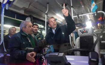 Massa: “No hay que dejar ni un colectivo en la Argentina sin sistema de seguridad”