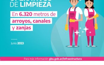 Recursos Hídricos realizó operativos de limpieza en arroyos, canales y zanjas