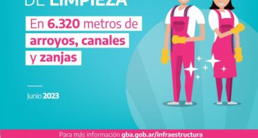 Recursos Hídricos realizó operativos de limpieza en arroyos, canales y zanjas