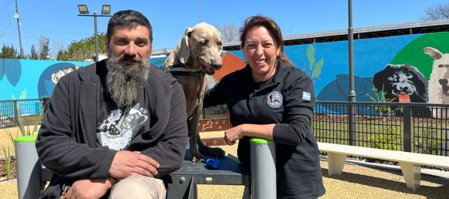 Bruno, el perro de rastreo que dio nombre a la nueva plaza de San Fernando