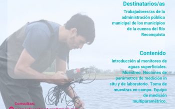 Comenzaron las capacitaciones sobre calidad del agua para municipios