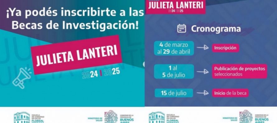 Cómo postular para las becas “Julieta Lanteri” para investigar temas de salud