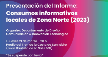 Presentan una investigación sobre el consumo informativo en zona norte