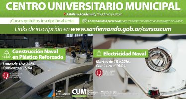 Nuevos cursos de oficios navales en el Astillero Académico Municipal de San Fernando
