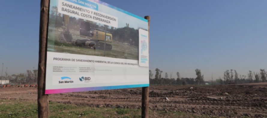 Cuenca del Reconquista: en San Martín transforman un basural en un espacio público