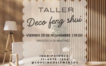 Taller de Deco Feng Shui en la Biblioteca de Martínez