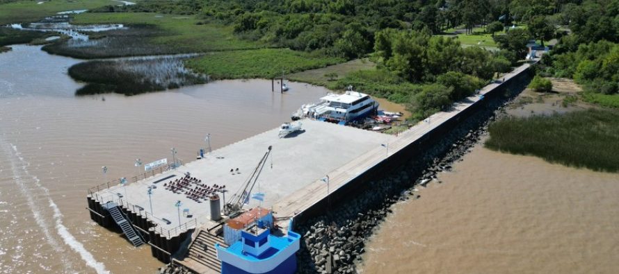 Isla Martín García: Kicillof inauguró el nuevo muelle y la planta potabilizadora de agua