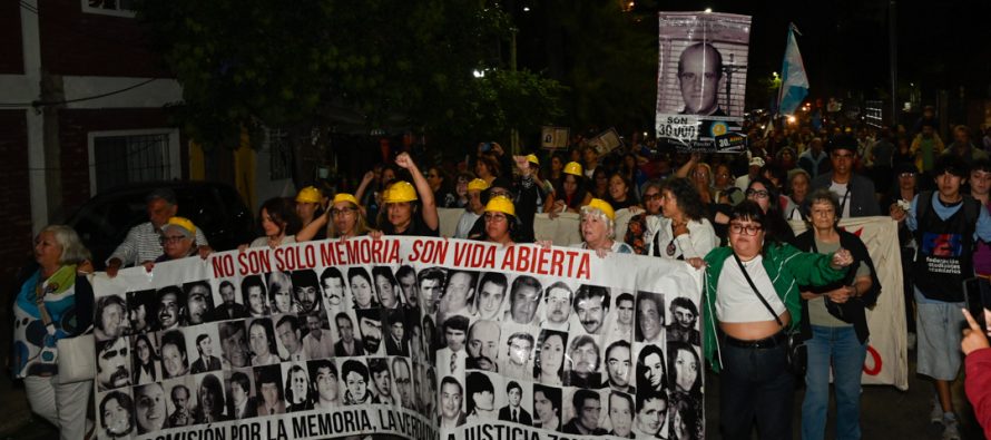 Día de la Memoria: el Municipio de Tigre acompañó la movilización al ex astillero Astarsa