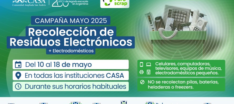 Campaña 2025 para recolectar residuos electrónicos