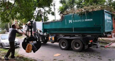 Morón recuerda las modalidades de retiro de ramas y restos verdes