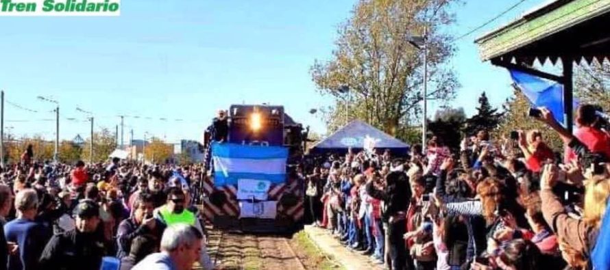 Tren Solidario parte hacia Zárate y Campana con ayuda para damnificados por el temporal