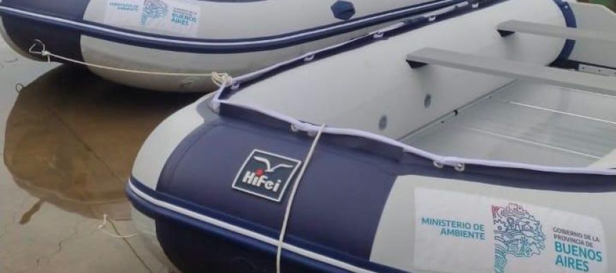 El Ministerio de Ambiente de la provincia envió ayuda a los municipios afectados por la última tormenta