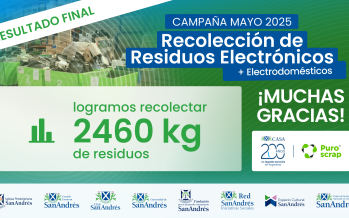 Finalizó la Campaña de Recolección de Residuos Electrónicos organizada por San Andrés