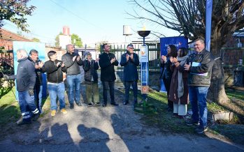 Se inauguró la ampliación de una red de gas en Garín