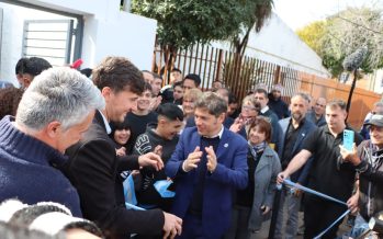 Lucas Ghi y Axel Kicillof inauguraron el nuevo edificio de la Escuela Secundaria N°48 de Morón