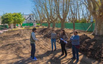 San Fernando construye una nueva plaza que suma espacio verde y mejora el ambiente urbano