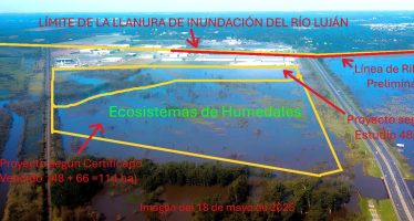 Escobar lanzó una consulta pública por un relleno de humedales en la Cuenca del Luján
