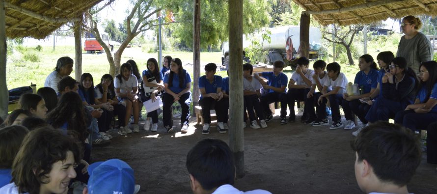Adolescentes de San Fernando visitaron el sitio sagrado de Punta Querandí