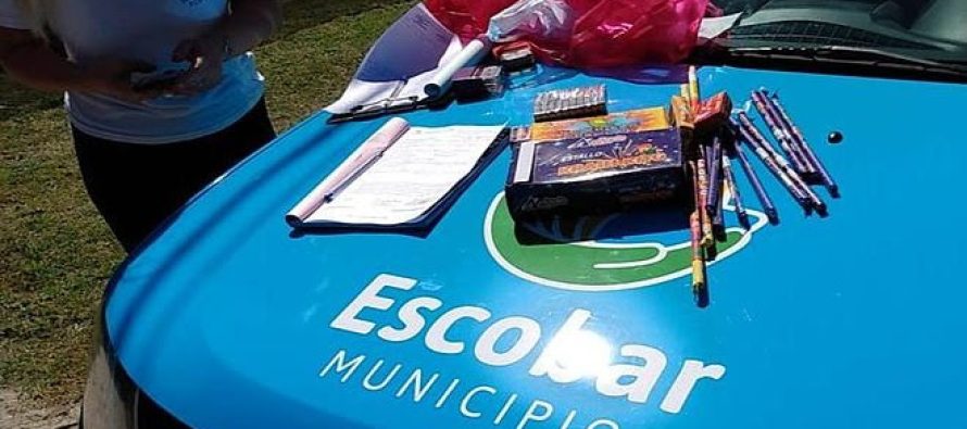 Escobar libre de pirotecnia sonora