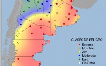 La Provincia tiene gran parte de riesgo “extremo” de incendios