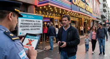 Deudores alimentarios: rige la prohibición de ingreso a casinos y bingos en la Provincia