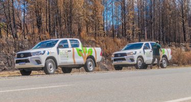 La donación de San Fernando llegó a los bomberos de la Patagonia