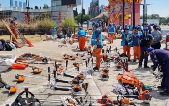 San Martín y la Provincia limpiaron el Reservorio de Tecnópolis para mejorar el drenaje durante las lluvias