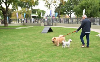 Purina construyó un canil en el Paseo de la Costa de Vicente López