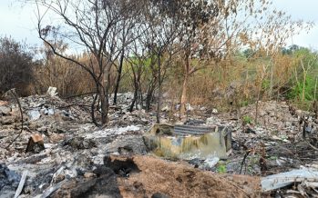 Tras la detención del presunto responsable de los incendios, Escobar toma el control total del predio en Maschwitz