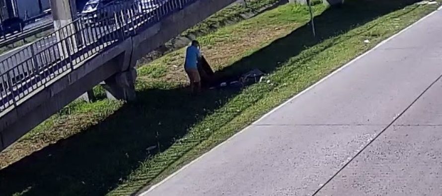 Escobar: Creaba un microbasural, lo registró una cámara y en menos de una hora fue sancionado